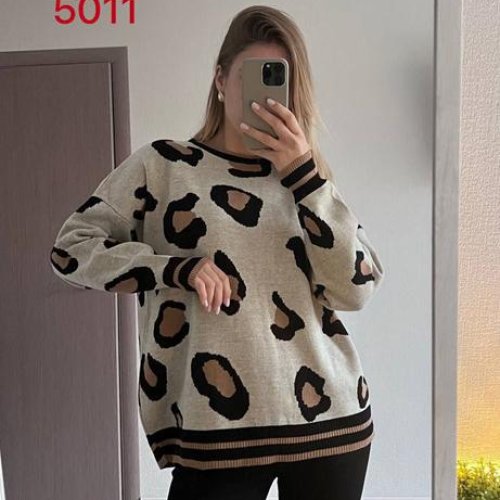 Свитер FSN (42-48) 5011 beige-brown (зима) FSN 5011 beige-brown