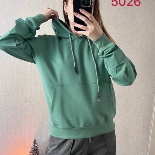 Худи FSN (42-48) 5026 green (деми) FSN 5026 green