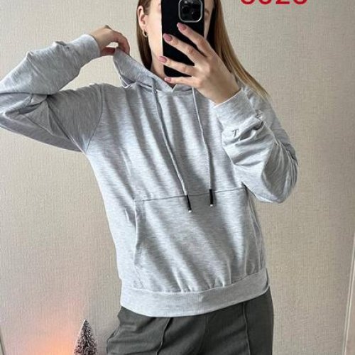 Худи FSN (42-48) 5026 grey (деми) FSN 5026 grey