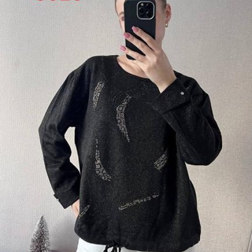 Свитер FSN (46-52) 5029-1 black (деми) FSN 5029-1 black