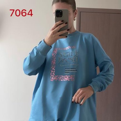 Свитер FSN (48-54) 7064 l.blue (деми) FSN 7064 l.blue
