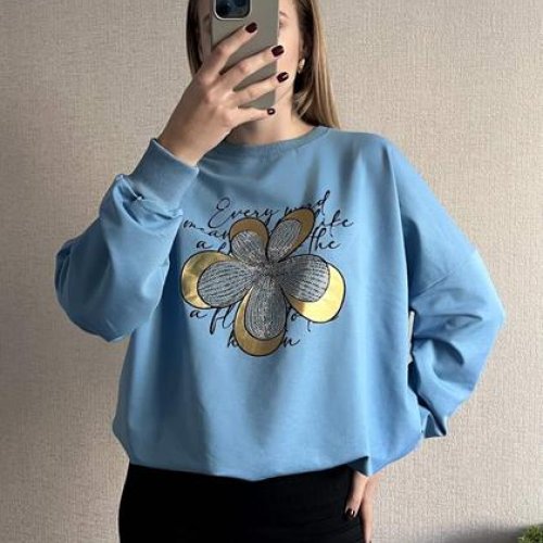 Свитер FSN (50-56) 7066 l.blue (деми) FSN 7066 l.blue