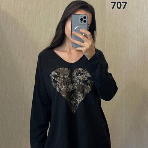 Свитер FSN (50-54) 707 black (деми) FSN 707 black