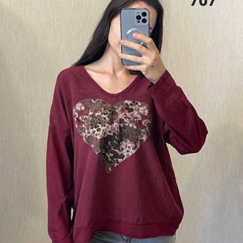 Свитер FSN (50-54) 707 wine (деми) FSN 707 wine