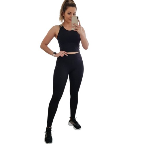 Лосины Sport style (S-XL) 5311 black (деми) Sport style 5311 black