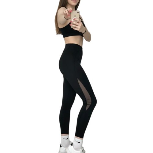 Лосины Sport style (S-XL) 52868 black (деми) Sport style 52868 black