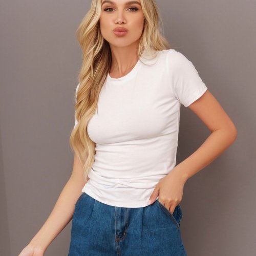 Футболка Sport style (S-XL) 9 white (лето) Sport style 9 white