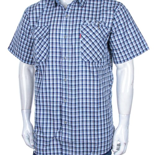 Рубашка Logaster (XL-5XL) A703-3 blue (лето) Logaster A703-3 blue