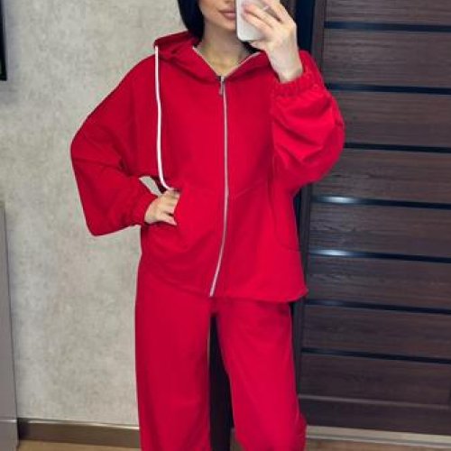 Костюм спорт Valentina (42-52) 108 red (деми) Valentina 108 red