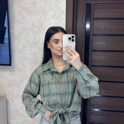 Рубашка Valentina (42-48) 6 green (деми) Valentina 6 green