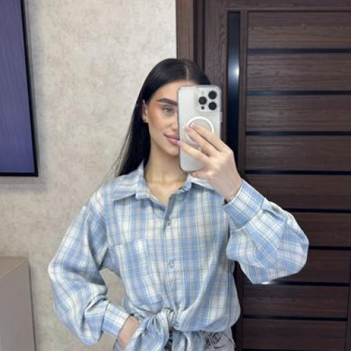 Рубашка Valentina (42-48) 6 l.blue (деми) Valentina 6 l.blue