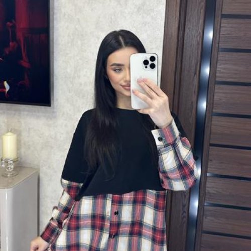 Рубашка Valentina (42-48) 7 red (деми) Valentina 7 red