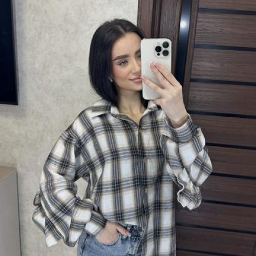 Рубашка Valentina (42-50) 9 grey (деми) Valentina 9 grey