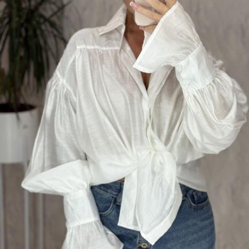 Рубашка Lora (44-46) LR1010 white (деми) Lora LR1010 white