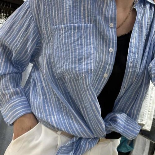 Рубашка Lora (44-48) LR1023 l.blue (деми) Lora LR1023 l.blue