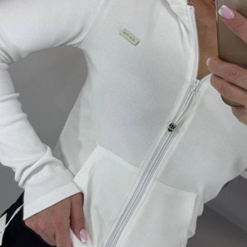 Кофта Lora (42-48) LR1050 white (деми) Lora LR1050 white