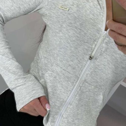 Кофта Lora (42-48) LR1052 grey (деми) Lora LR1052 grey