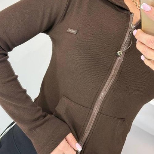 Кофта Lora (42-48) LR1053 brown (деми) Lora LR1053 brown