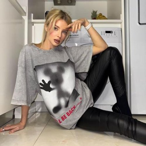 Футболка Lora (42-48) LR1058 grey (лето) Lora LR1058 grey