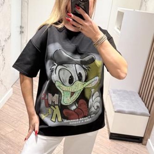 Футболка Lora (one size) LR1067 black (лето) Lora LR1067 black