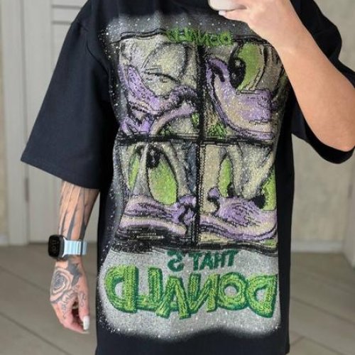 Футболка Lora (one size) LR1083 black (лето) Lora LR1083 black