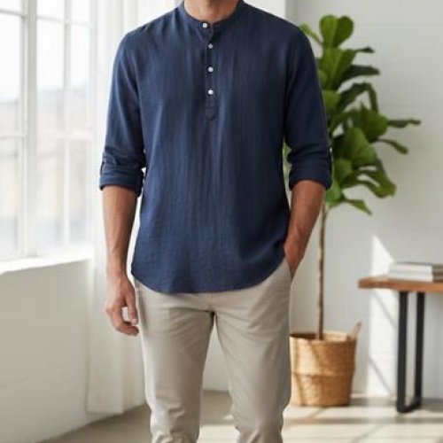 Рубашка Mary Poppins (S-2XL) 7199 navy (деми) Mary Poppins 7199 navy