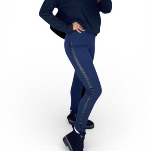 Лосины Sport style (S-XL) 546 blue (деми) Sport style 546 blue