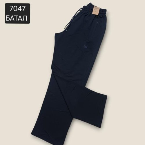 Штаны спорт Moranny (2XL-6XL) 7047 navy (деми) Moranny 7047 navy