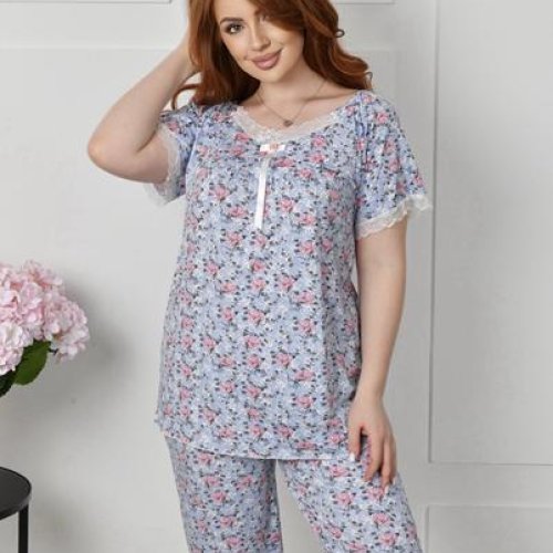 Пижама Fili Wear (54-62) 3802 l.blue (лето) Fili Wear 3802 l.blue