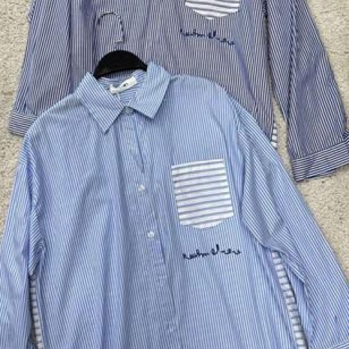 Рубашка DIVO (one size) 87755 l.blue (деми) DIVO 87755 l.blue