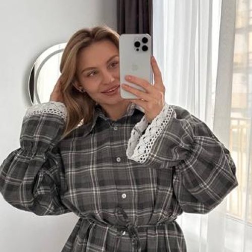 Рубашка Style Nadezhda (one size) 195 grey (деми) Style Nadezhda 195 grey