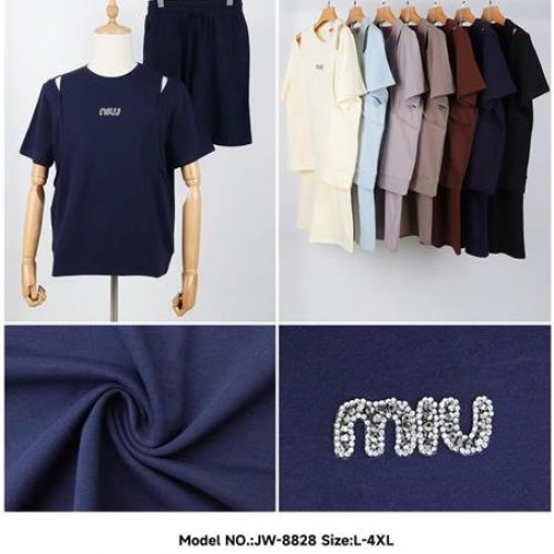 Костюм Style Nadezhda (L-4XL) JW8828 navy (лето) Style Nadezhda JW8828 navy