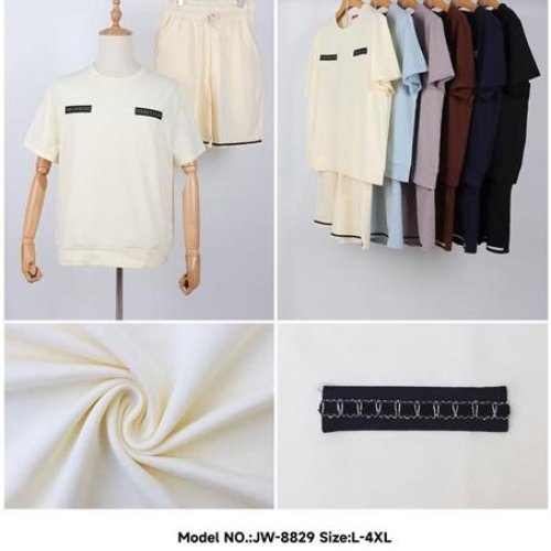 Костюм Style Nadezhda (L-4XL) JW8829 beige (лето) Style Nadezhda JW8829 beige