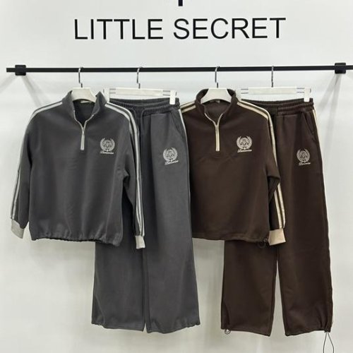 Костюм спорт Little Secret (M-XL) K012 grey (деми) Little Secret K012 grey