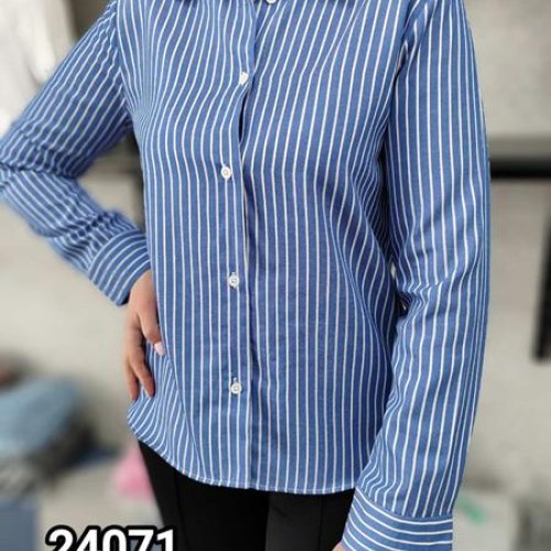 Рубашка MMC clothes (42-48) 24071 blue (деми) MMC clothes 24071 blue