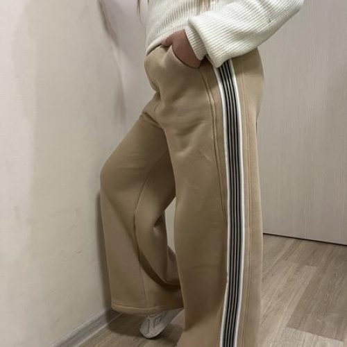 Штаны спорт Moda school (134-152) M425 beige (деми) Moda school M425 beige