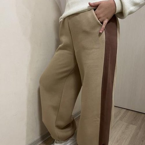 Штаны спорт Moda school (134-152) M427 beige (деми) Moda school M427 beige