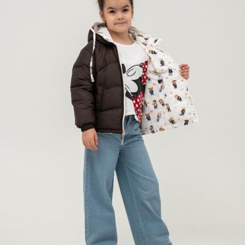 Куртка Moda school (116-134) M446 brown (деми) Moda school M446 brown