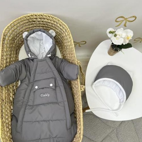 Комбинезон Moda school (0-0.6) M466 grey (деми) Moda school M466 grey