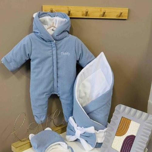 Комбинезон Moda school (0-0.3) M470 l.blue (деми) Moda school M470 l.blue