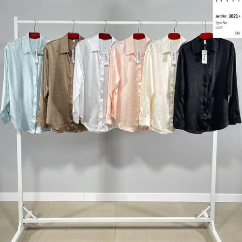Рубашка BASE (S-2XL) 3021 l.blue (деми) BASE 3021 l.blue