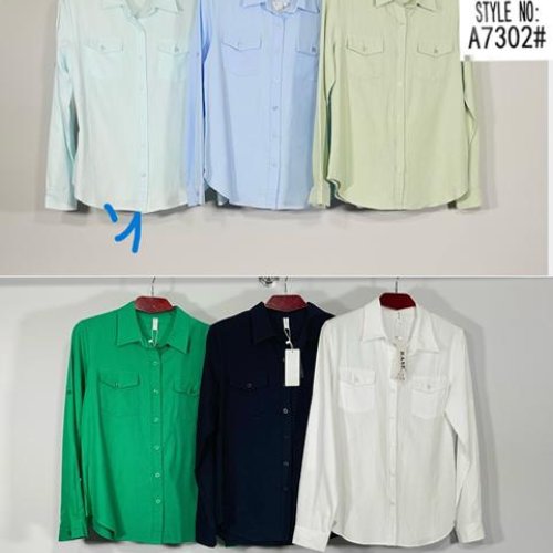 Рубашка BASE (40-48) 7302-1 l.blue (деми) BASE 7302-1 l.blue