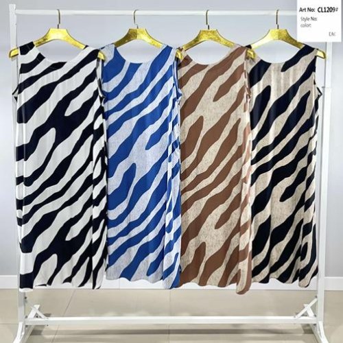Платье BASE (2XL-6XL) CL1209 brown (лето) BASE CL1209 brown