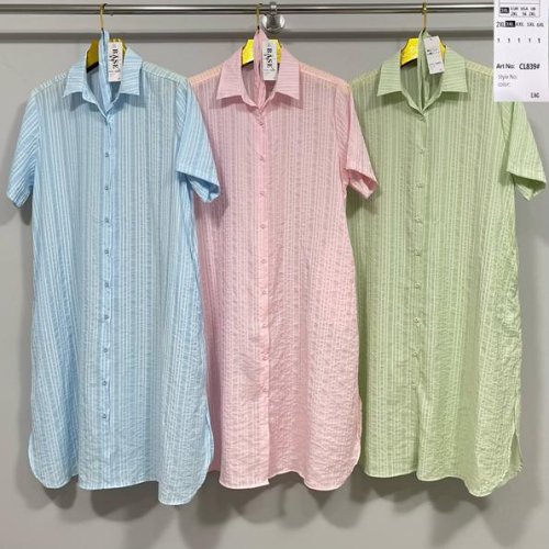 Платье BASE (2XL-6XL) CL839 pink (лето) BASE CL839 pink