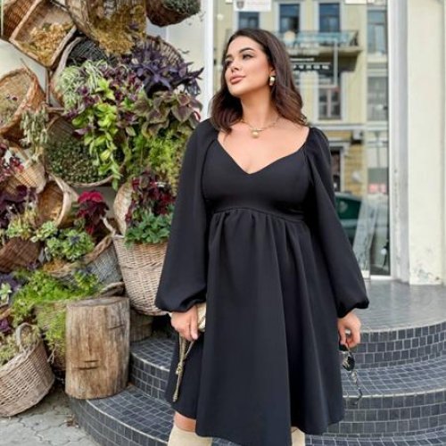 Платье Adam&Eva (46-60) 219 black (деми) Adam&Eva 219 black