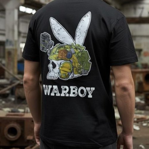 Футболка Madoka (M-3XL) 1275 black (лето) Madoka 1275 black