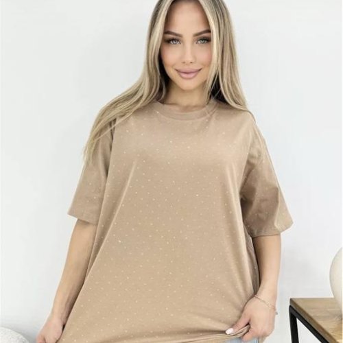 Футболка Elena&Vika (52-56) 26001 beige (лето) Elena&Vika 26001 beige