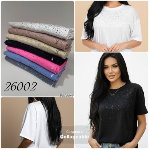 Футболка Elena&Vika (52-56) 26002 l.beige (лето) Elena&Vika 26002 l.beige