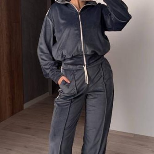 Костюм спорт Femzone (42-52) 1174 grey (деми) Femzone 1174 grey