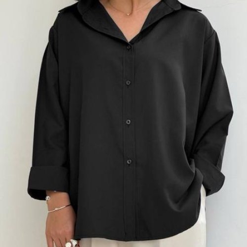 Блузка Femzone (42-58) 1183 black (деми) Femzone 1183 black